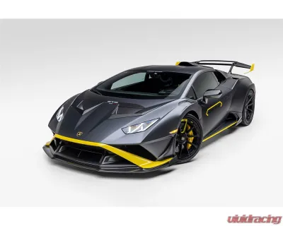 Vorsteiner Carbon Fiber PP 2x2 Satin STO Aero Front Spoiler Lamborghini Huracan STO VRS Program 2021+ - 4021LOV