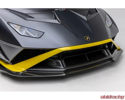 Vorsteiner Carbon Fiber PP 2x2 Satin STO Aero Front Spoiler Lamborghini Huracan STO VRS Program 2021+ - 4021LOV
