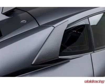 Vorsteiner Side Intakes Carbon Fiber PP 2x2 Glossy Lamborghini Huracan STO VRS Program 2021+ - 4035LOV