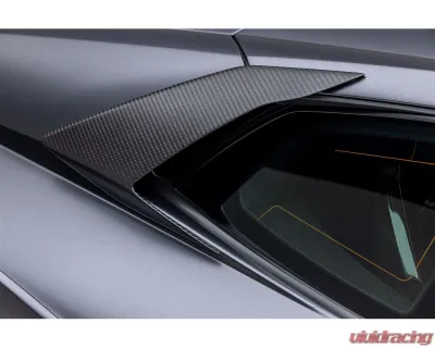 Vorsteiner Side Intakes Carbon Fiber PP 2x2 Glossy Lamborghini Huracan STO VRS Program 2021+ - 4035LOV