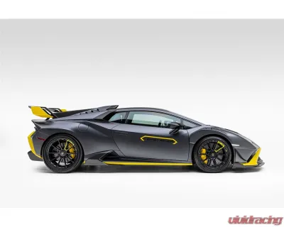 Vorsteiner Side Intakes Carbon Fiber PP 2x2 Glossy Lamborghini Huracan STO VRS Program 2021+ - 4035LOV