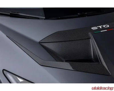 Vorsteiner Aero Hood Ducts Carbon Fiber PP 2x2 Glossy Lamborghini Huracan STO VRS Program 2021+ - 4045LOV