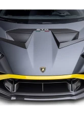 Vorsteiner Aero Hood Ducts Carbon Fiber PP 2x2 Glossy Lamborghini Huracan STO VRS Program 2021+                                     - 4045LOV - Image 6