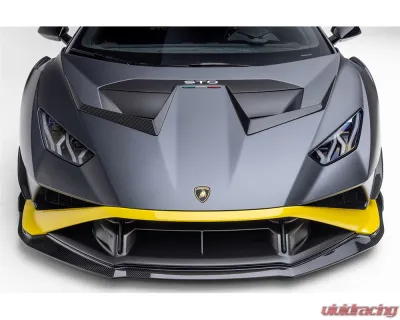 Vorsteiner Aero Hood Ducts Carbon Fiber PP 2x2 Glossy Lamborghini Huracan STO VRS Program 2021+ - 4045LOV