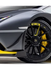 Vorsteiner Aero Canards Carbon Fiber PP 2x2 Glossy Lamborghini Huracan STO VRS Program 2021+                                     - 4055LOV - Image 4