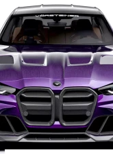 Vorsteiner GTS-V Glossy Carbon Fiber PP 2x2 Aero Front Bumper BMW M3 | M4 G8X VRS Program 2020+                                     - BMV3310 - Image 8