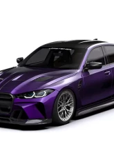 Vorsteiner GTS-V Glossy Carbon Fiber PP 2x2 Aero Front Bumper BMW M3 | M4 G8X VRS Program 2020+                                     - BMV3310 - Image 3