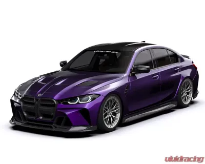Vorsteiner GTS-V Glossy Carbon Fiber PP 2x2 Aero Front Bumper BMW M3 | M4 G8X VRS Program 2020+ - BMV3310