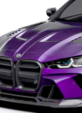 Vorsteiner GTS-V Glossy Carbon Fiber PP 2x2 Aero Front Bumper BMW M3 | M4 G8X VRS Program 2020+                                     - BMV3310 - Image 4