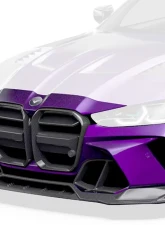 Vorsteiner GTS-V Glossy Carbon Fiber PP 2x2 Aero Front Bumper BMW M3 | M4 G8X VRS Program 2020+                                     - BMV3310 - Image 5