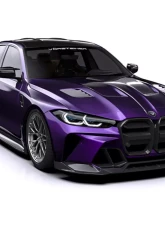 Vorsteiner GTS-V Glossy Carbon Fiber PP 2x2 Aero Front Bumper BMW M3 | M4 G8X VRS Program 2020+                                     - BMV3310 - Image 6