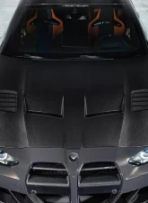 Vorsteiner GTS-V Aero Hood Glossy Carbon Fiber PP 2x2 BMW M3 | M4 G8X VRS Program 2020+                                     - BMV3380 - Image 12