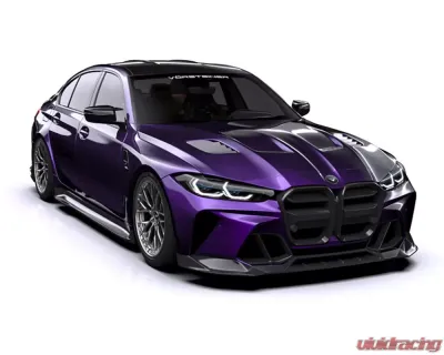 Vorsteiner GTS-V Aero Hood Glossy Carbon Fiber PP 2x2 BMW M3 | M4 G8X VRS Program 2020+ - BMV3380