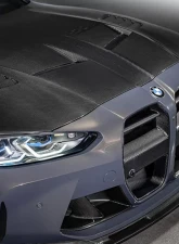 Vorsteiner GTS-V Aero Hood Glossy Carbon Fiber PP 2x2 BMW M3 | M4 G8X VRS Program 2020+                                     - BMV3380 - Image 3