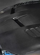 Vorsteiner GTS-V Aero Hood Glossy Carbon Fiber PP 2x2 BMW M3 | M4 G8X VRS Program 2020+                                     - BMV3380 - Image 6