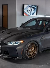 Vorsteiner GTS-V Aero Hood Glossy Carbon Fiber PP 2x2 BMW M3 | M4 G8X VRS Program 2020+                                     - BMV3380 - Image 7