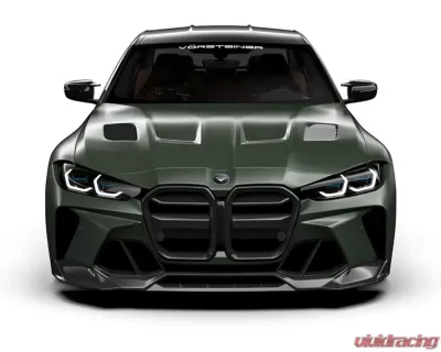 Vorsteiner GTS-V Aero Hood Glossy Carbon Fiber PP 2x2 BMW M3 | M4 G8X VRS Program 2020+ - BMV3380