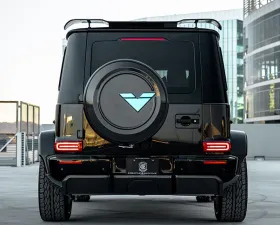 Vorsteiner 2x2 Glossy Carbon Fiber PP Tire Cover Mercedes-Benz G63 AMG Program 2018+