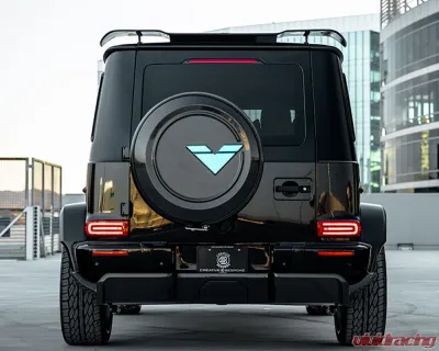 Vorsteiner 2x2 Glossy Carbon Fiber PP Tire Cover Mercedes-Benz G63 AMG Program 2018+ - MEV2015