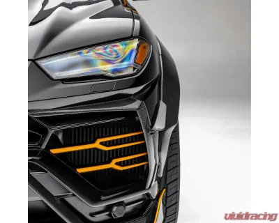 Vorsteiner  Satin Carbon Fiber PP 2x2 Canards Lamborghini Urus Performante Edizione Program 2023+ - 2028LOV