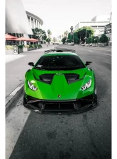 Vorsteiner Aero Hood Ducts Carbon Fiber PP 2x2 Glossy Lamborghini Huracan STO VRS Program 2021+                                     - 4045LOV - Image 10