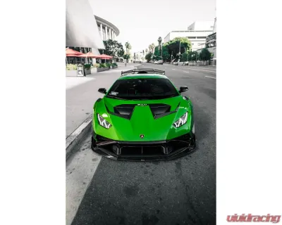 Vorsteiner Aero Hood Ducts Carbon Fiber PP 2x2 Glossy Lamborghini Huracan STO VRS Program 2021+ - 4045LOV
