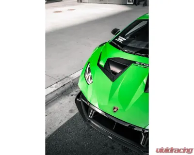 Vorsteiner Aero Hood Ducts Carbon Fiber PP 2x2 Glossy Lamborghini Huracan STO VRS Program 2021+ - 4045LOV