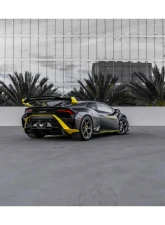 Vorsteiner Rear Diffuser Carbon Fiber PP 2x2 Glossy Lamborghini Huracan STO VRS Program 2021+                                     - 4050LOV - Image 16