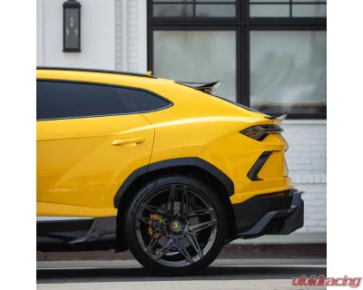 Vorsteiner  Satin Carbon Fiber PP 2x2 Roof Spoiler End Cap Lamborghini Urus Performante Edizione Program 2023+ - 5016LOV