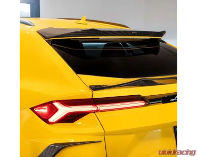 Vorsteiner  Satin Carbon Fiber PP 2x2 Roof Spoiler End Cap Lamborghini Urus Performante Edizione Program 2023+ - 5016LOV