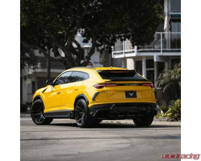 Vorsteiner  Satin Carbon Fiber PP 2x2 Roof Spoiler End Cap Lamborghini Urus Performante Edizione Program 2023+ - 5016LOV