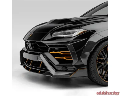 Vorsteiner  Satin Carbon Fiber PP 2x2 Front Spoiler Lamborghini Urus Performante Edizione Program 2023+ - 5021LOV