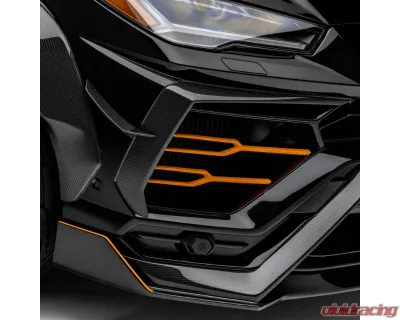 Vorsteiner  Satin Carbon Fiber PP 2x2 Front Spoiler Lamborghini Urus Performante Edizione Program 2023+ - 5021LOV