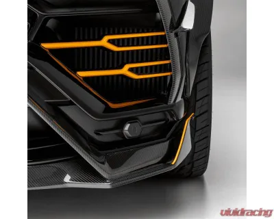Vorsteiner  Satin Carbon Fiber PP 2x2 Front Spoiler Lamborghini Urus Performante Edizione Program 2023+ - 5021LOV