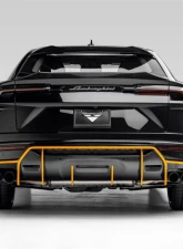 Vorsteiner  Satin Carbon Fiber PP 2x2 Rear Diffuser Lamborghini Urus Performante Edizione Program 2023+                                     - 5051LOV - Image 5
