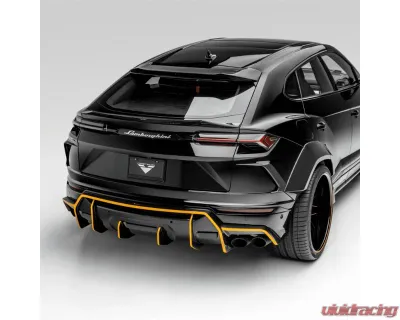 Vorsteiner  Satin Carbon Fiber PP 2x2 Rear Diffuser Lamborghini Urus Performante Edizione Program 2023+ - 5051LOV