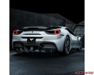 Vorsteiner Diavolo Aero Decklid Spoiler Carbon Fiber PP 1x1 Glossy Ferrari 488 GTB 2015-2019 - FRV2060