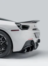 Vorsteiner Diavolo Aero Decklid Spoiler Carbon Fiber PP 1x1 Glossy Ferrari 488 GTB 2015-2019                                     - FRV2060 - Image 6