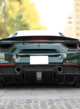 Vorsteiner Diavolo Aero Decklid Spoiler Carbon Fiber PP 1x1 Glossy Ferrari 488 GTB 2015-2019                                     - FRV2060 - Image 8