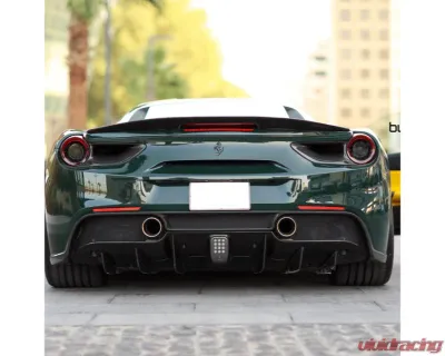 Vorsteiner Diavolo Aero Decklid Spoiler Carbon Fiber PP 1x1 Glossy Ferrari 488 GTB 2015-2019 - FRV2060