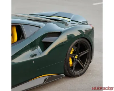 Vorsteiner Diavolo Aero Sideskirts Carbon Fiber PP 1x1 Glossy Ferrari 488 GTB 2015-2019 - FRV2030