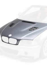 Vorsteiner  Gloss Carbon Fiber PP 1x1 Hood Primered BMW M3 E46 V20 Collectors Edition 2000-2006                                     - BMV5656 - Image 2