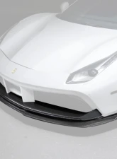 Vorsteiner Diavolo Aero Front Spoiler Carbon Fiber PP 1x1 Glossy Ferrari 488 GTB 2015-2019                                     - FRV2020 - Image 9