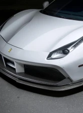 Vorsteiner Diavolo Aero Front Spoiler Carbon Fiber PP 1x1 Glossy Ferrari 488 GTB 2015-2019                                     - FRV2020 - Image 2