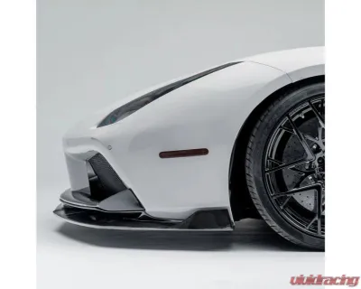 Vorsteiner Diavolo Aero Front Spoiler Carbon Fiber PP 1x1 Glossy Ferrari 488 GTB 2015-2019 - FRV2020