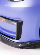 Vorsteiner  Satin Carbon Fiber PP 2x2 Front Spoiler  Tesla Model S Plaid VRS Program 2021+                                     - TEV3021 - Image 5