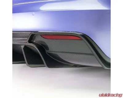 Vorsteiner  Satin Carbon Fiber PP 2x2 Rear Diffuser Tesla Model S Plaid VRS Program 2021+ - TEV3041