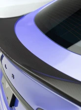 Vorsteiner  Satin Carbon Fiber PP 2x2 Decklid Spoiler Tesla Model S Plaid VRS Program 2021-2022                                     - TEV3061 - Image 4