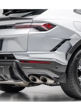 Vorsteiner Performante Edizione Carbon Fiber PP 2x2 Glossy Aero Rear Diffuser Lamborghini Urus 2023+                                     - 5050LOV - Image 8