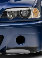 Vorsteiner Primered Front Spoiler w/ Carbon Fiber PP 1x1 Glossy Splitters BMW E46 M3 V-CSL 2000-2006                                     - BMV4611 - Image 6